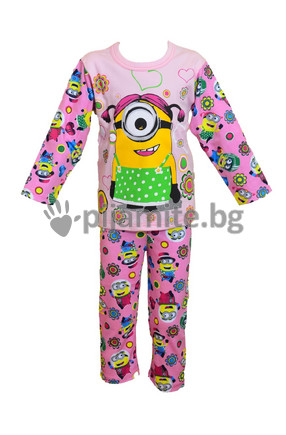 Детска пижама 100% памук/интерлог Миньоните  400